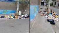 San Juan de Miraflores: reportan basura acumulada en la calle Manuel Casos 