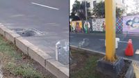 Miraflores: reportan buzón de tapa abierto en la cuadra 41 de la avenida Arequipa [VIDEO]