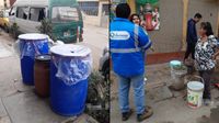 San Juan de Miraflores: se reestablece el servicio del agua en varios sectores de Pamplona Alta