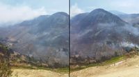 Áncash: reportan incendio forestal en el centro poblado de Mallqui desde hace tres días [VIDEO]