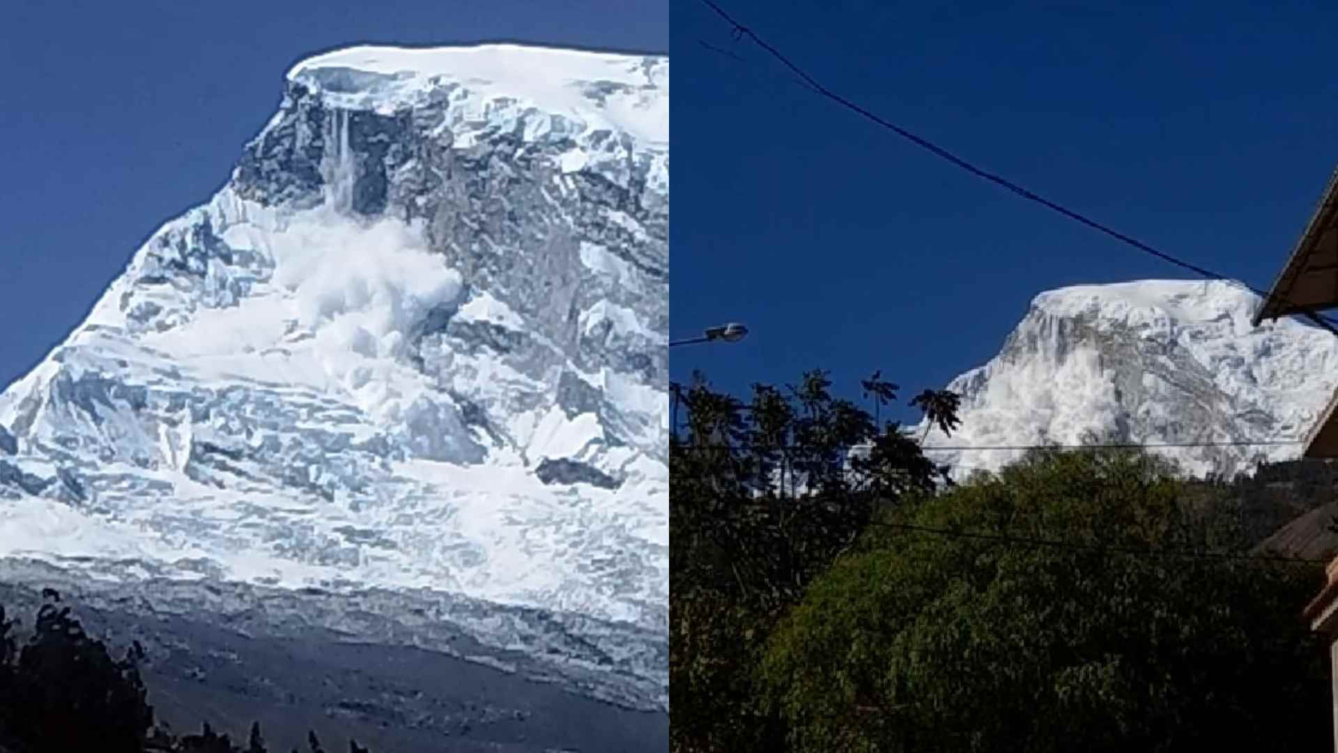 Áncash: pobladores reportaron deslizamiento en el Huascarán