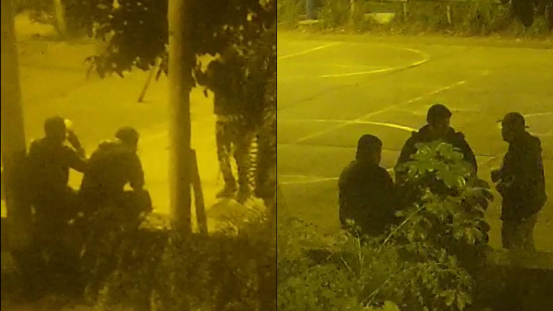 Personas beben alcohol en la vía pública