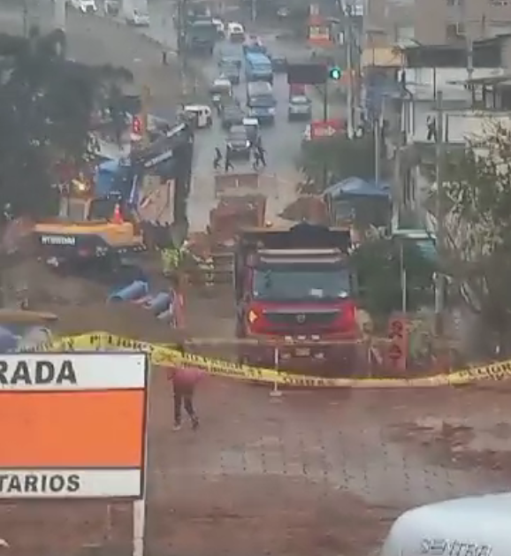 Trafico por obras de agua y desagüe 