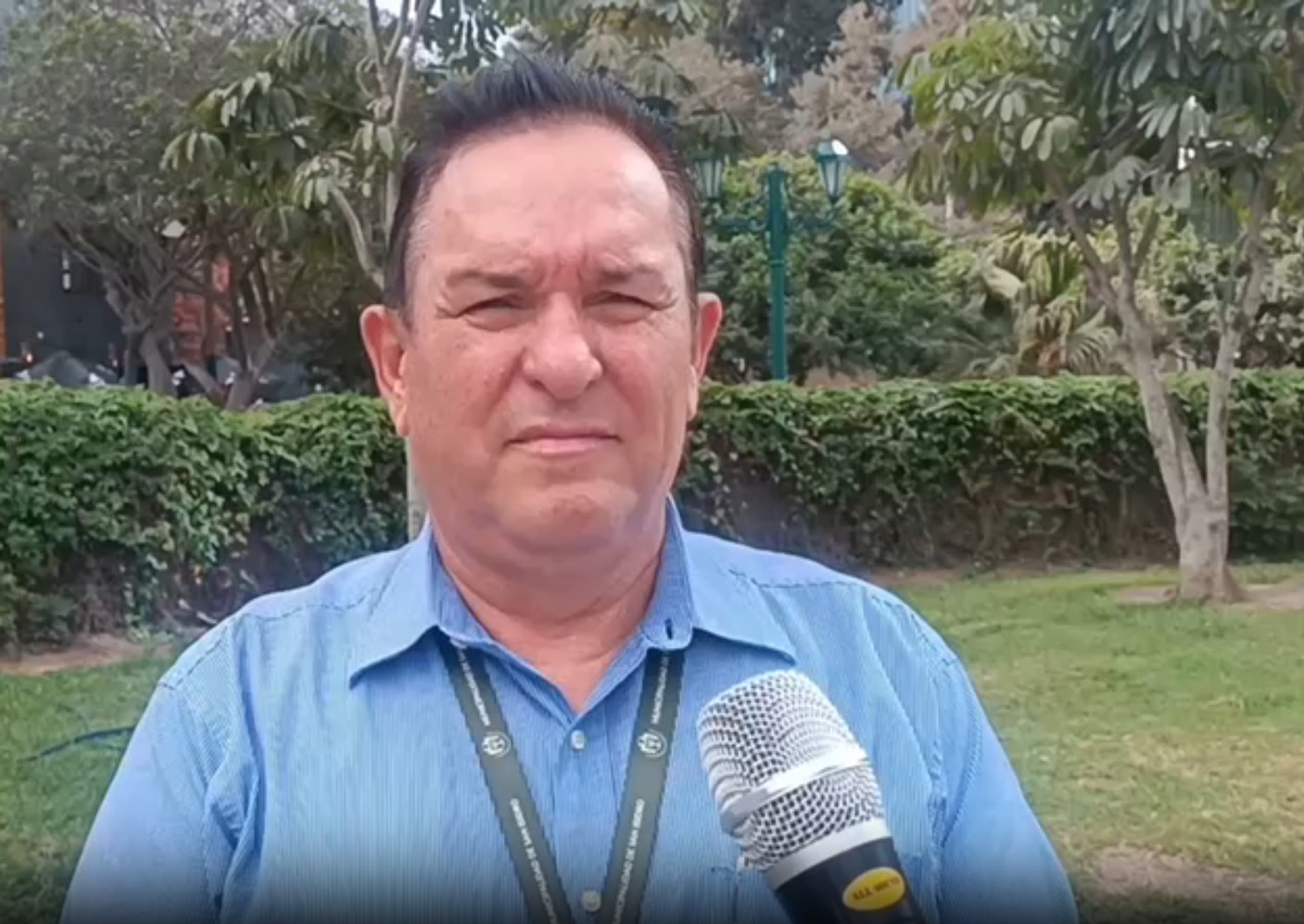 Subgerente de Serenazgo de San Isidro, Coronel Antar Aguilar