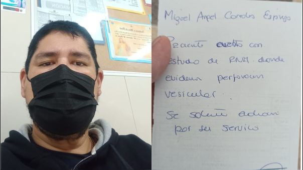 Ciudadano con vesícula perforada logró ser operado luego de un año de espera