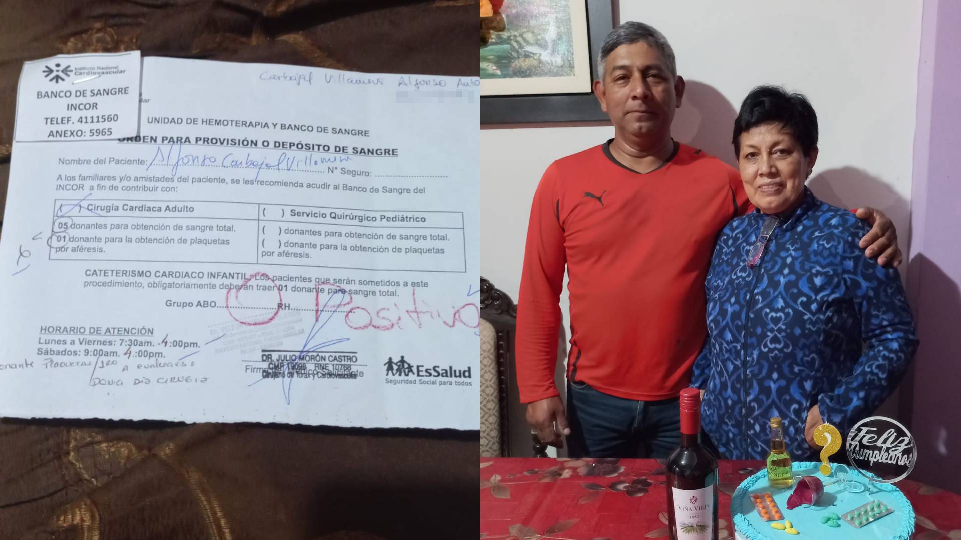Jesús María: hombre de 54 años que será operado del corazón necesita donantes de sangre