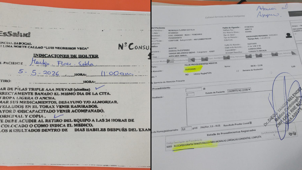 Adulta mayor fue atendida en el hospital Negreiros tras denuncia y espera que la operen lo antes posible