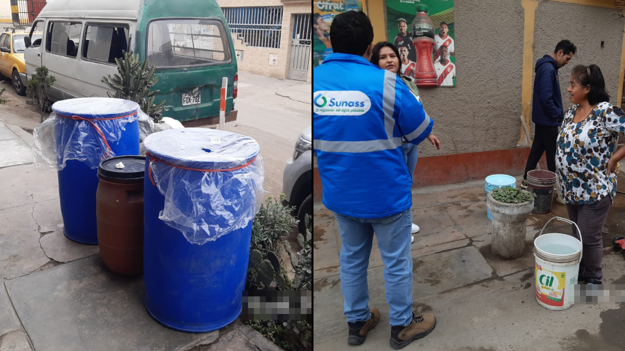 San Juan de Miraflores: se reestablece el servicio del agua en varios sectores de Pamplona Alta