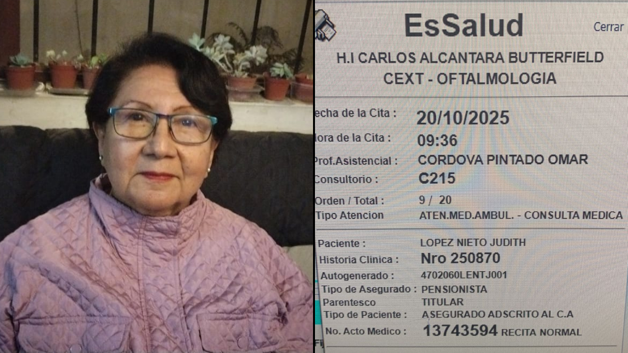 La Molina: adulta mayor obtuvo medicamentos para tratar el glaucoma que padece