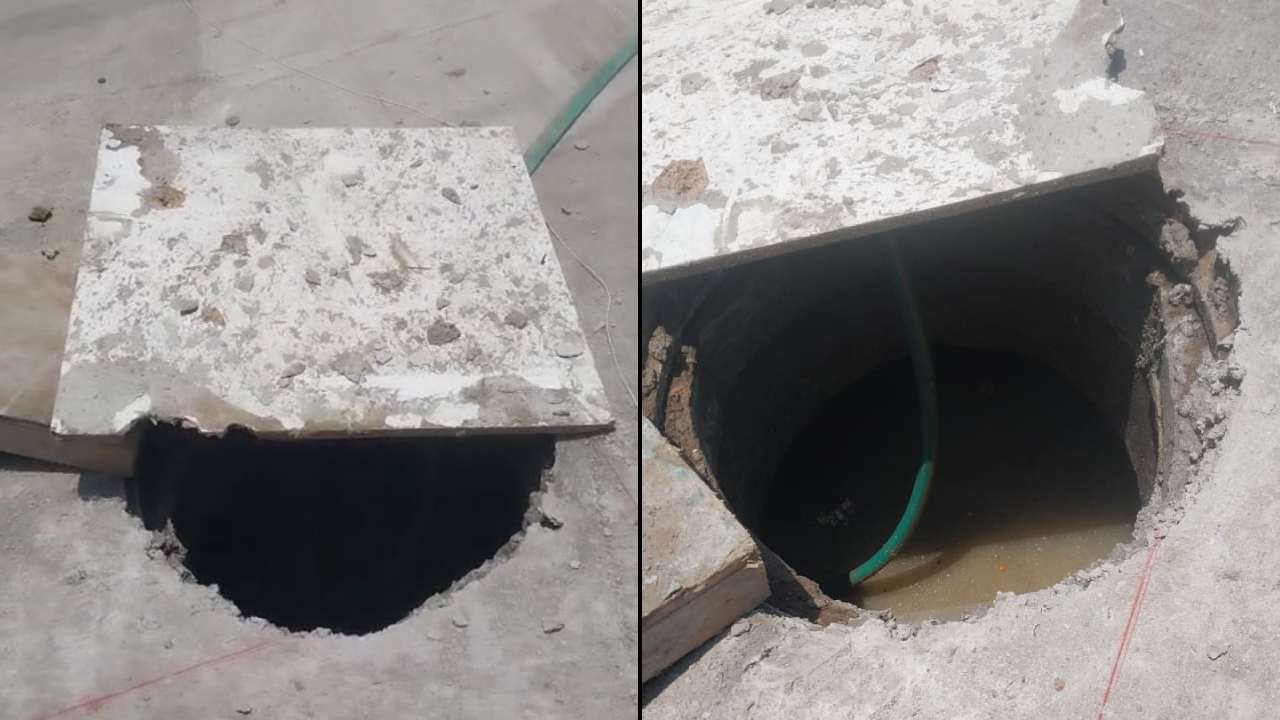 San Juan de Miraflores: reportan buzón colapsado en el asentamiento humano Sarita Colonia desde hace cuatro días [VIDEO]