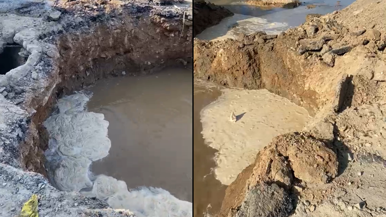 Estos trabajos han afectado las tuberías de la zona